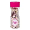 Xenos Tasty me suikerparels - roze/goud - 70 gram- Taartdecoratie