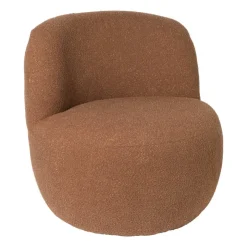 Xenos Teddy fauteuil - amber - ø73.5x71.5 cm- Fauteuils