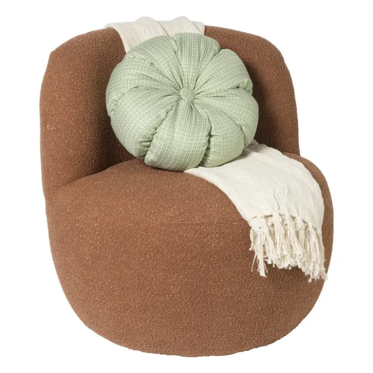 Xenos Teddy fauteuil - amber - ø73.5x71.5 cm- Fauteuils
