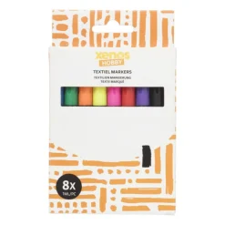 Xenos Textiel markers - set van 8- Stiften