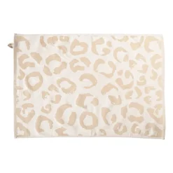 Xenos Theedoek animal - beige/bruin - 50x70 cm- Thee- En Keukendoeken