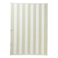 Xenos Theedoek strepen - groen/wit - 50x70 cm- Thee- En Keukendoeken
