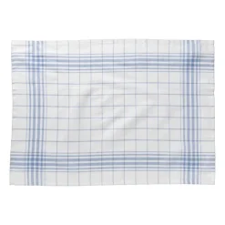 Xenos Theedoeken set van 3 - blauw /wit - 45x65 cm- Thee- En Keukendoeken