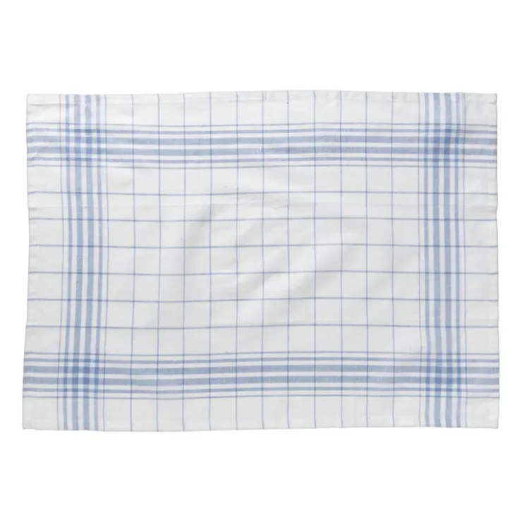 Xenos Theedoeken set van 3 - blauw /wit - 45x65 cm- Thee- En Keukendoeken