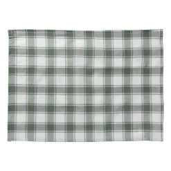 Xenos Theedoeken set van 3 - groen/wit - 45x65 cm- Thee- En Keukendoeken