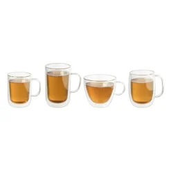 Xenos Theeglas dubbelwandig - 380 ml- Koffieglazen|Theeglazen