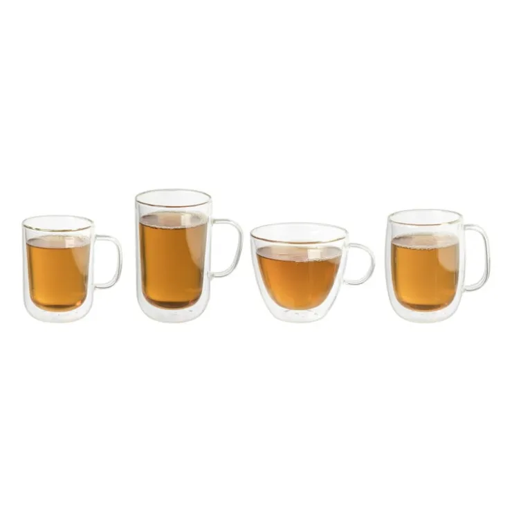 Xenos Theeglas dubbelwandig - 380 ml- Koffieglazen|Theeglazen