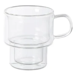 Xenos Theeglas dubbelwandig - 100 ml - glas- Theeglazen|Theeglazen