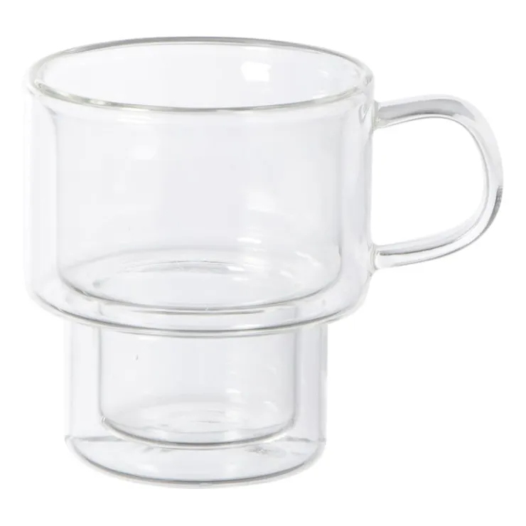 Xenos Theeglas dubbelwandig - 100 ml - glas- Theeglazen|Theeglazen