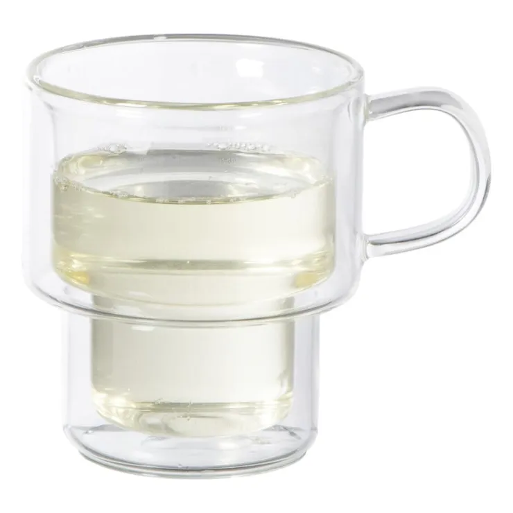 Xenos Theeglas dubbelwandig - 100 ml - glas- Theeglazen|Theeglazen