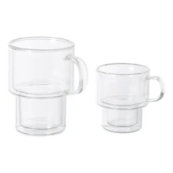 Xenos Theeglas dubbelwandig - 100 ml - glas- Theeglazen|Theeglazen