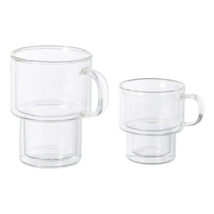 Xenos Theeglas dubbelwandig - 260 ml - glas- Theeglazen|Theeglazen