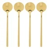 Xenos Theelepel goud - set van 4 - 13 cm- Thee Accessoires|Lepels