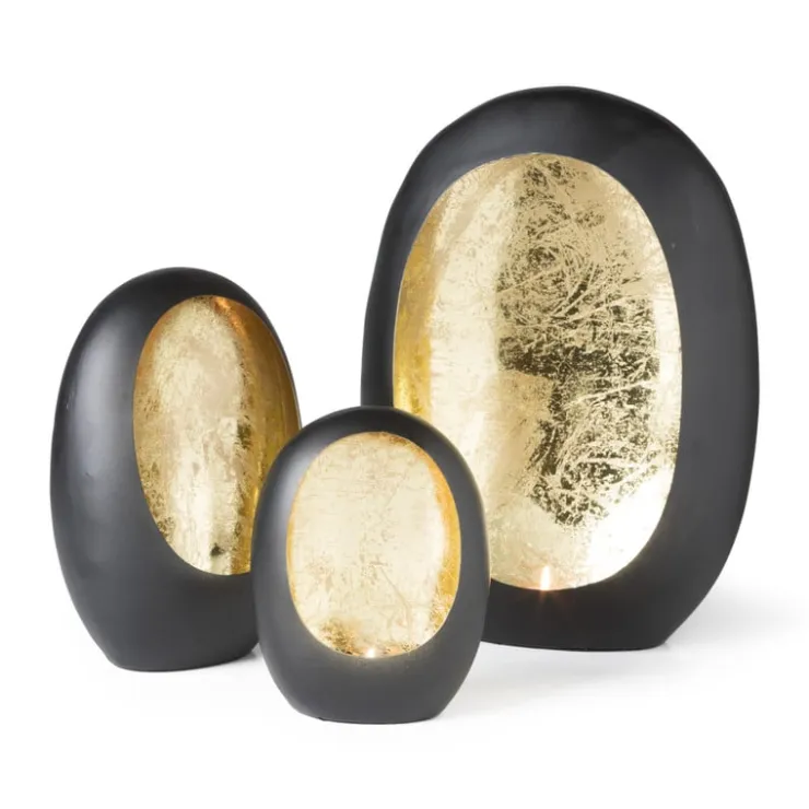 Xenos Theelichthouder Egg - middel - 18x9x24 cm- Waxinelichthouders