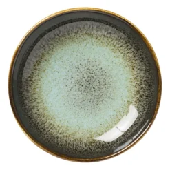 Xenos Theezakjeshouder Toscane - lichtgroen - ø9x2.1 cm- Thee Accessoires