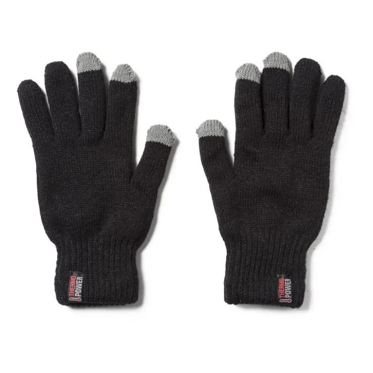 Xenos Thermo handschoenen M/L - zwart- Winterartikelen