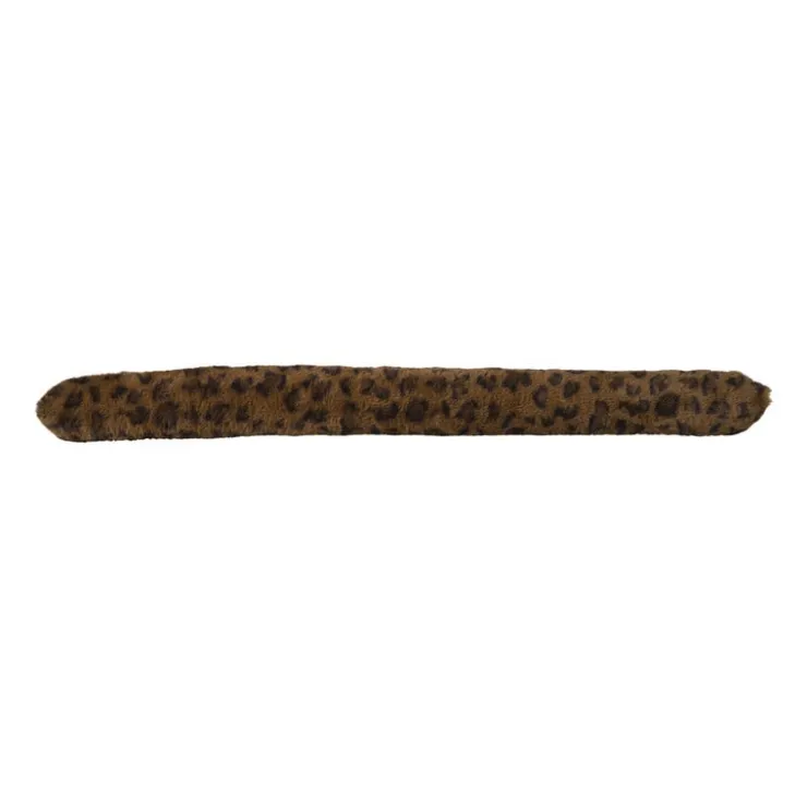 Xenos Tochtstopper panter - bruin - 90x9 cm- Winterartikelen