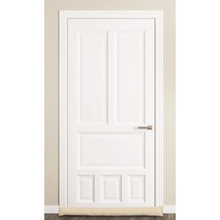Xenos Tochtstopper teddy - beige - 90x9 cm- Winterartikelen