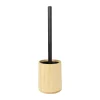 Xenos Toiletborstel bamboe - naturel - ø10.5x12 cm- Badkamer Accessoires|Toiletborstels