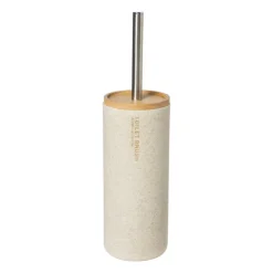 Xenos Toiletborstel sand - beige - ø10.3x38.5 cm- Toiletborstels
