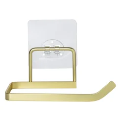 Xenos Toiletrolhouder - goudkleurig - 13.7x7x11 cm- Badkamer Accessoires|Toiletrolhouders