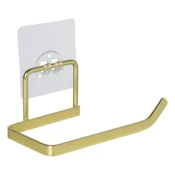 Xenos Toiletrolhouder - goudkleurig - 13.7x7x11 cm- Badkamer Accessoires|Toiletrolhouders