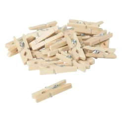 Xenos Touw met mini knijpers - 3 meter- Knutselspullen