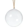Xenos Transparante kerstbal - ø8 cm - set van 6- Kerstballen