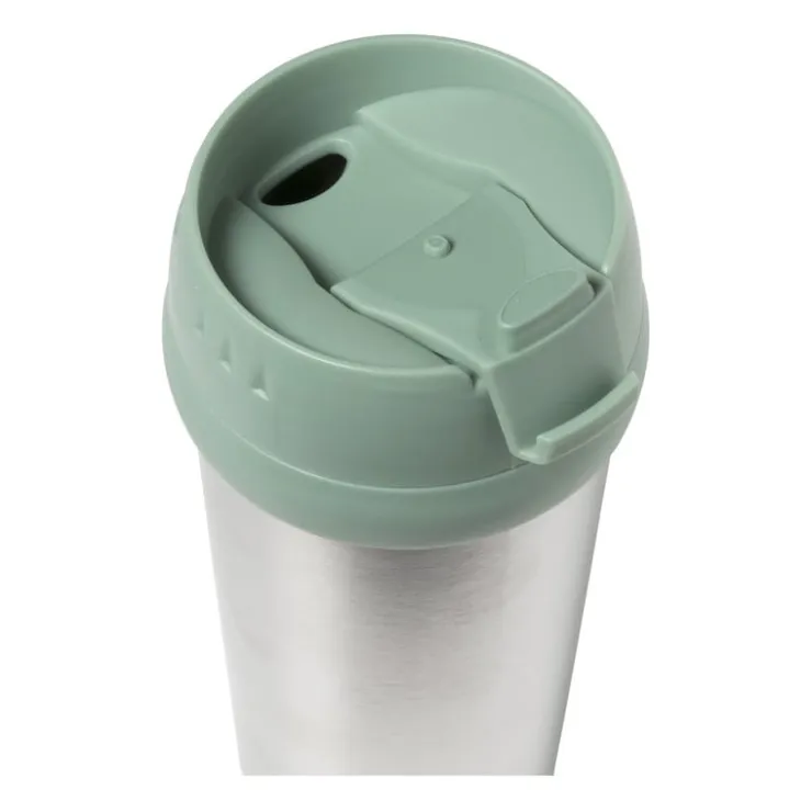 Xenos Travel beker - groen - 450 ml- Drinkflessen
