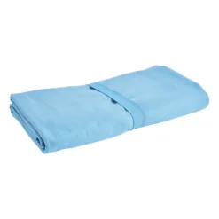 Xenos Travel-/sporthanddoek - blauw - 110x175 cm- Reishanddoeken