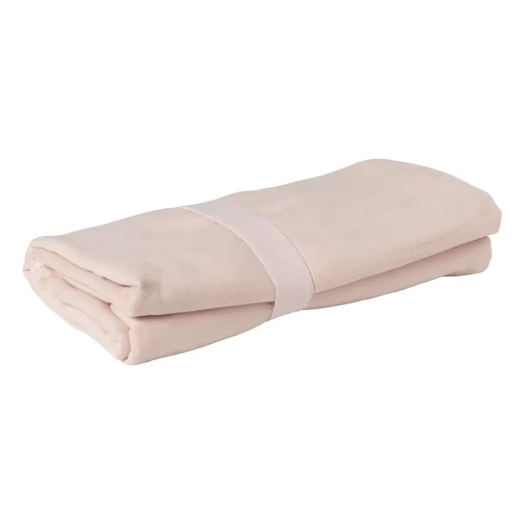 Xenos Travel-/sporthanddoek - roze - 130x80 cm- Reishanddoeken