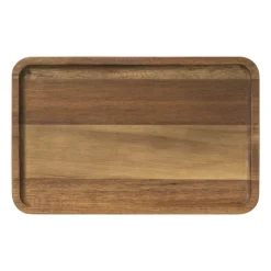Xenos tray acacia middel - bruin - 18x28x1.5 cm- Borrelplanken|Kaarsenplateaus