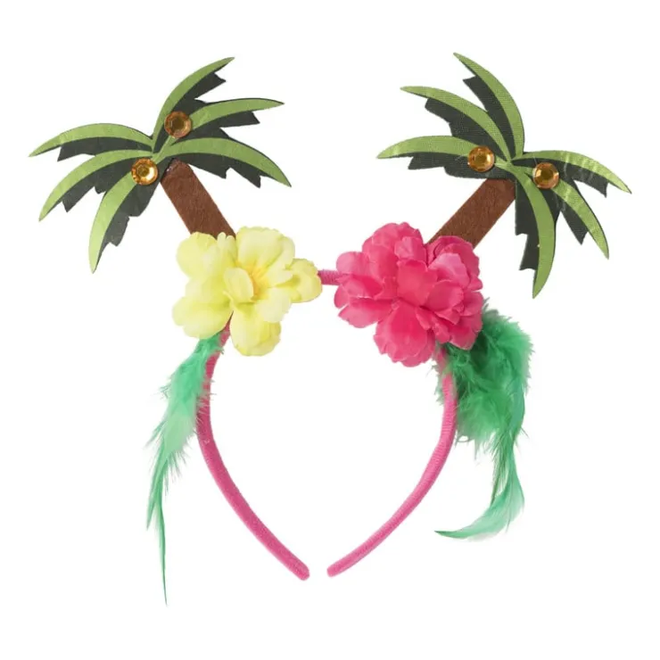 Xenos Tropical tiara - multikleur- Verkleedaccessoires