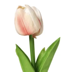 Xenos Tulpen in vaasje - diverse varianten - ø7x18 cm- Kunstbloemen