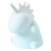 Xenos Unicorn lamp LED - wit - 9x10x11,5 cm- Kerstcadeaus|Led Lampen