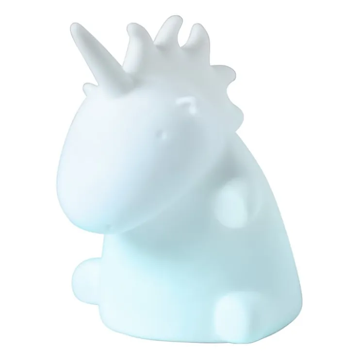 Xenos Unicorn lamp LED - wit - 9x10x11,5 cm- Kerstcadeaus|Led Lampen