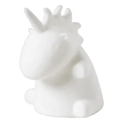 Xenos Unicorn lamp LED - wit - 9x10x11,5 cm- Kerstcadeaus|Led Lampen
