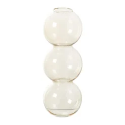 Xenos Vaas voor geurstokjes bollen - geel - ø6.5x16.5 cm- Vazen|Vazen