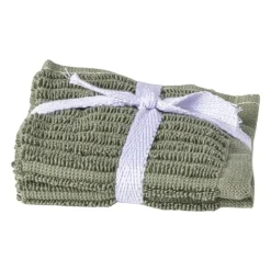 Xenos Vaatdoekjes - groen - 20x20 cm - set van 2- Schoonmaakdoekjes