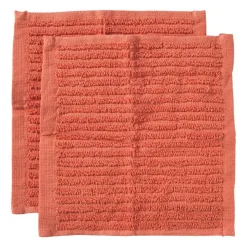 Xenos Vaatdoekjes - rood - 20x20 cm - set van 2- Schoonmaakdoekjes
