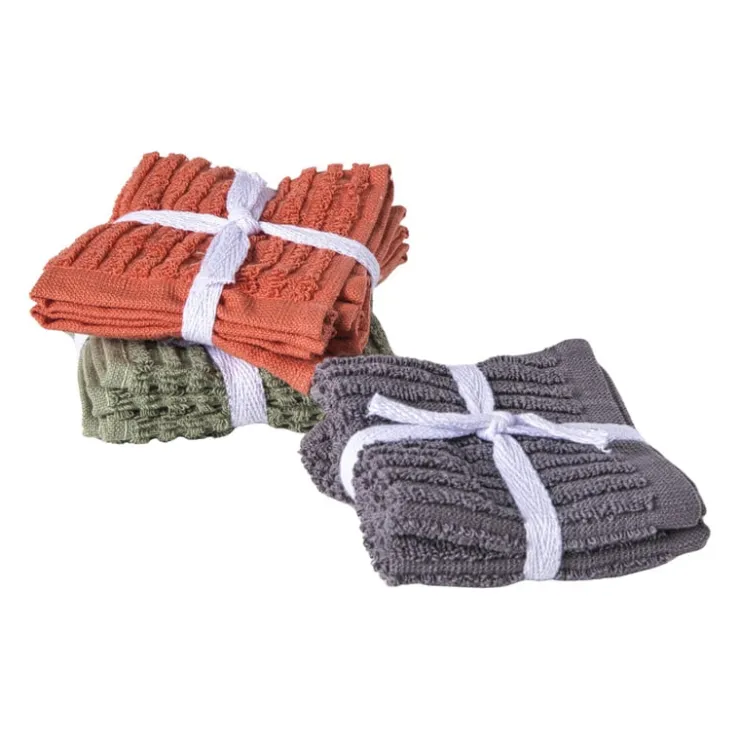 Xenos Vaatdoekjes - rood - 20x20 cm - set van 2- Schoonmaakdoekjes