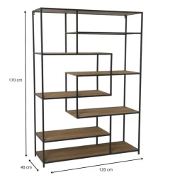 Xenos Vakkenkast Charlie XL - 170x120x40 cm- Vakkenkasten