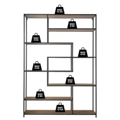 Xenos Vakkenkast Charlie XL - 170x120x40 cm- Vakkenkasten