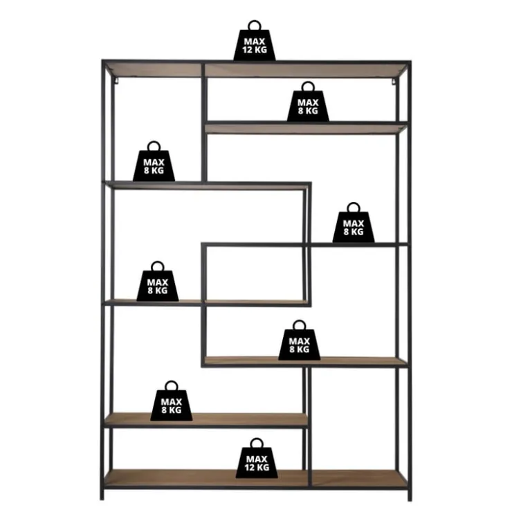 Xenos Vakkenkast Charlie XL - 170x120x40 cm- Vakkenkasten