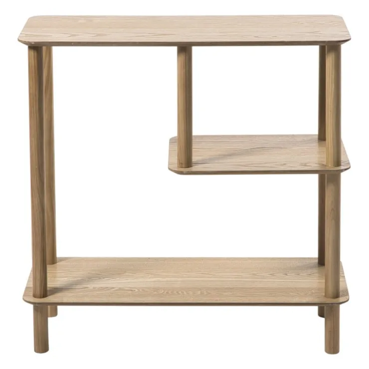 Xenos Vakkenkast Scandi laag - naturel - 75x75x30 cm- Vakkenkasten