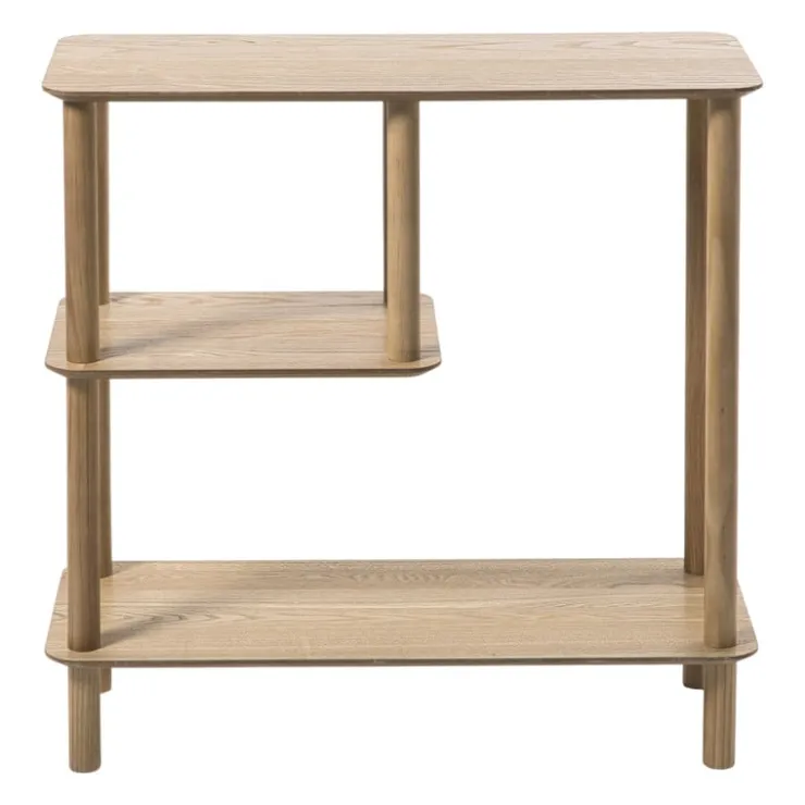Xenos Vakkenkast Scandi laag - naturel - 75x75x30 cm- Vakkenkasten