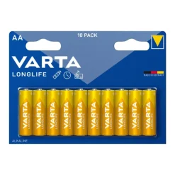 Varta longlife AA batterijen - set van 10- Batterijen