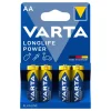 Varta longlife power AA batterijen - set van 4- Batterijen