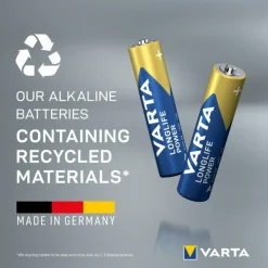 Varta longlife power AAA batterijen - set van 4- Batterijen