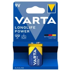 Varta longlife power 9V batterij- Batterijen